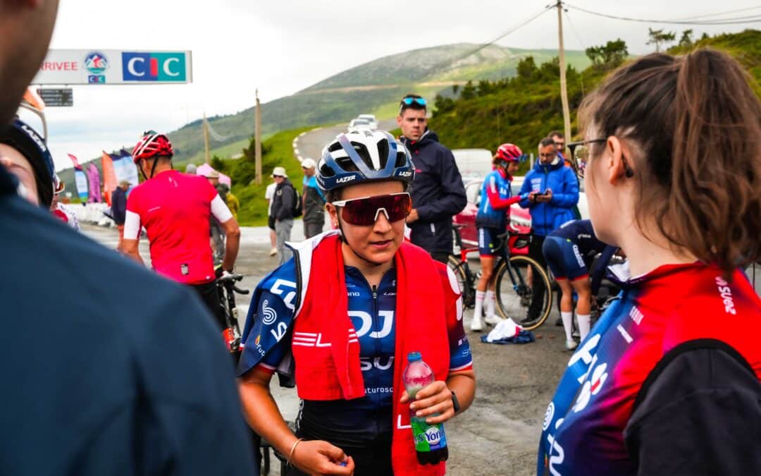 Jade Wiel on her first Tour de France