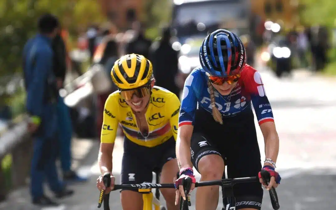 Evita sur le Podium de l&rsquo;Alpe d&rsquo;Huez, 4ème du Tour