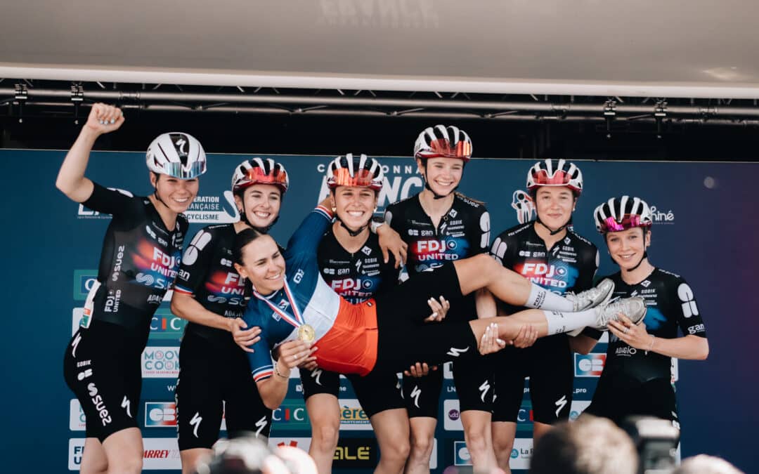 Célia Géry crowned French road cycling champion