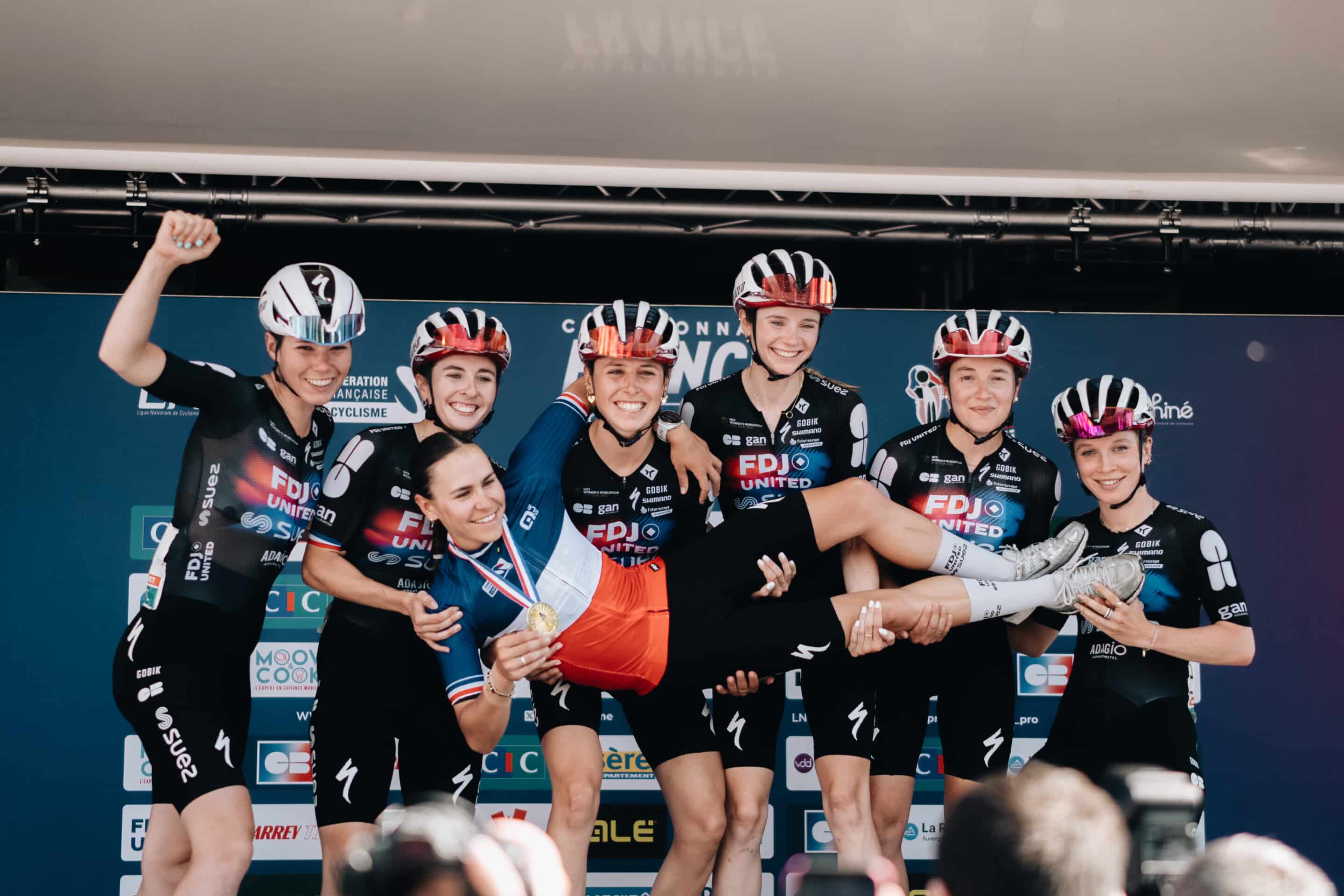 Célia Géry crowned French road cycling champion