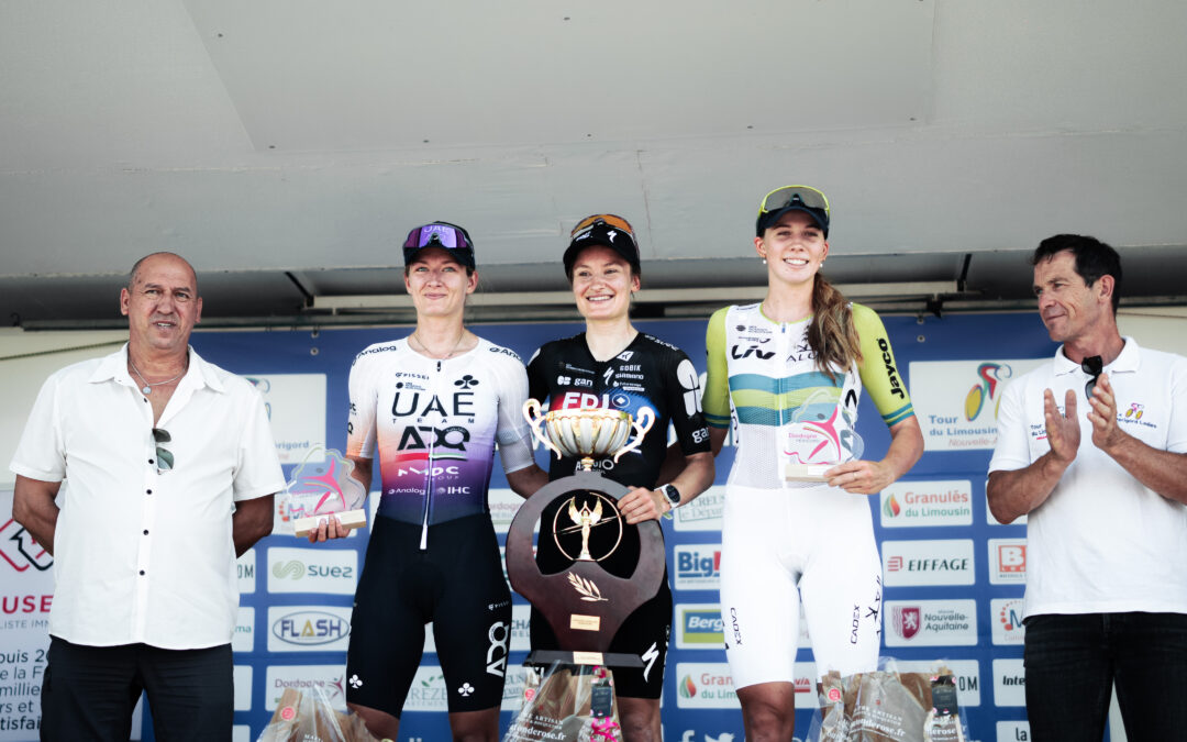 Eva van Agt claims her first professional victory at La Périgord Ladies
